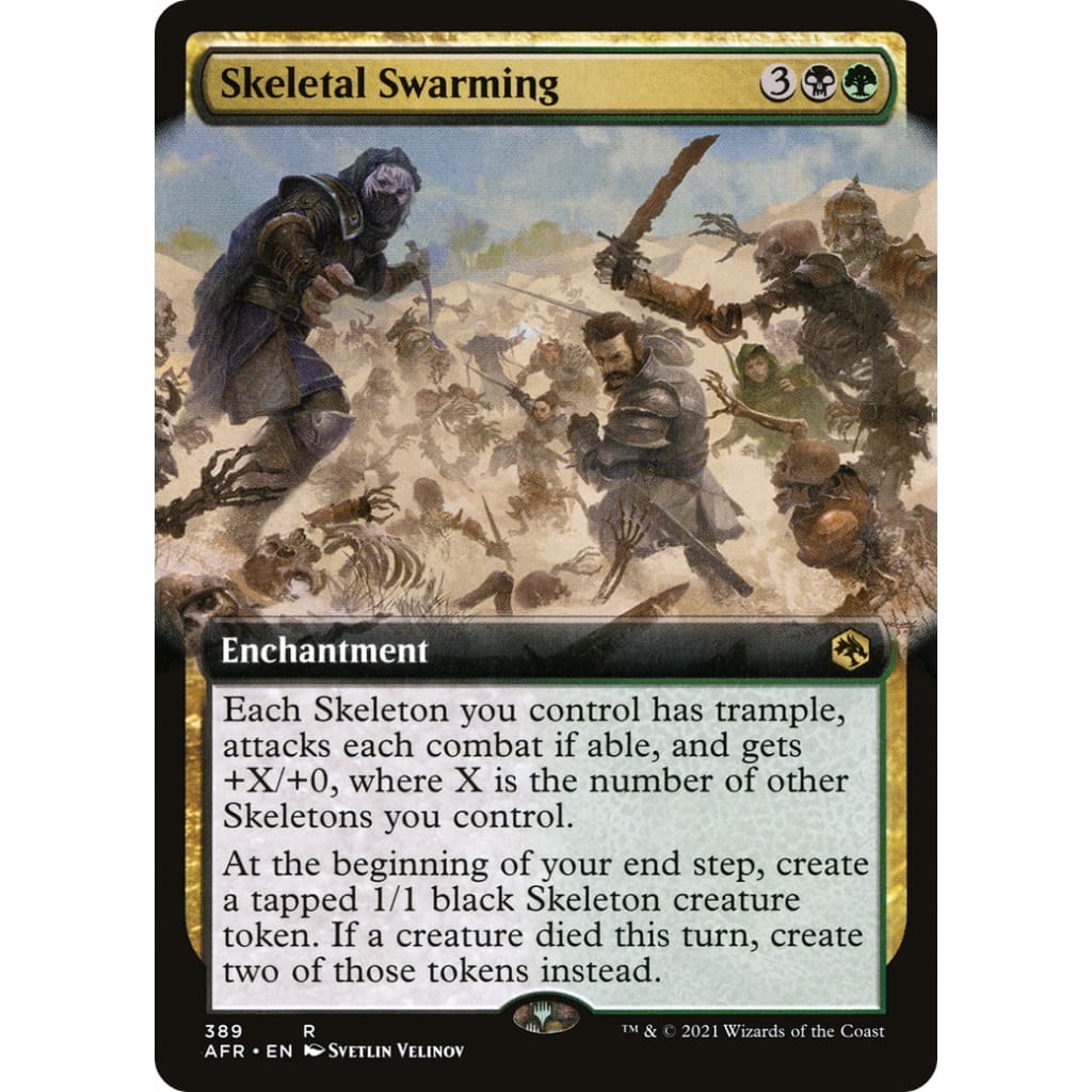 Skeletal Swarming (AFR-389): (Extended Art) - Single