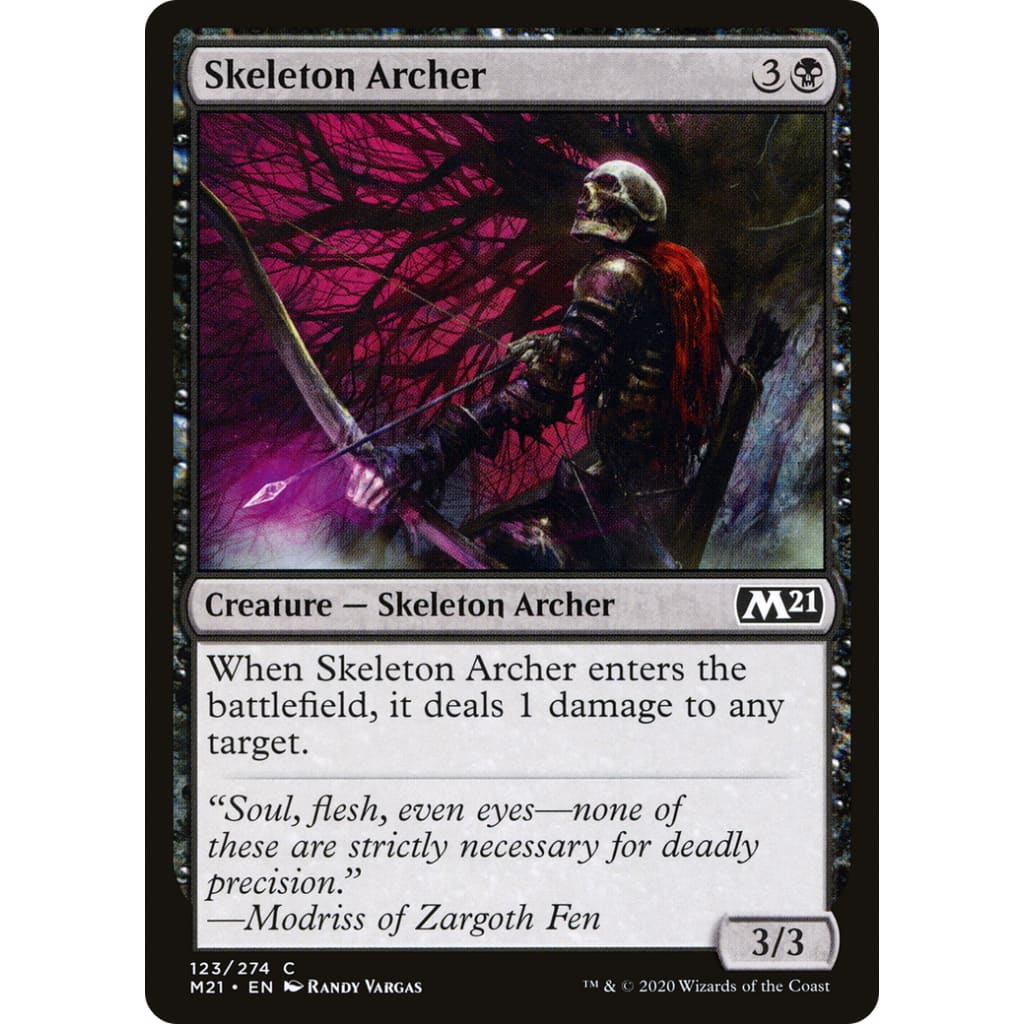 Skeleton Archer (M21-123) Foil - Single