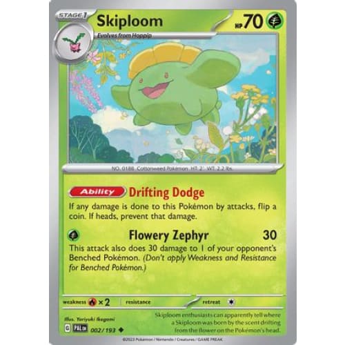 Skiploom (2) Uncommon Reverse Holofoil - Single