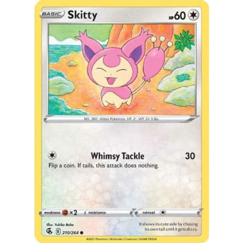 Skitty (210/264) Common Reverse Holofoil - Single