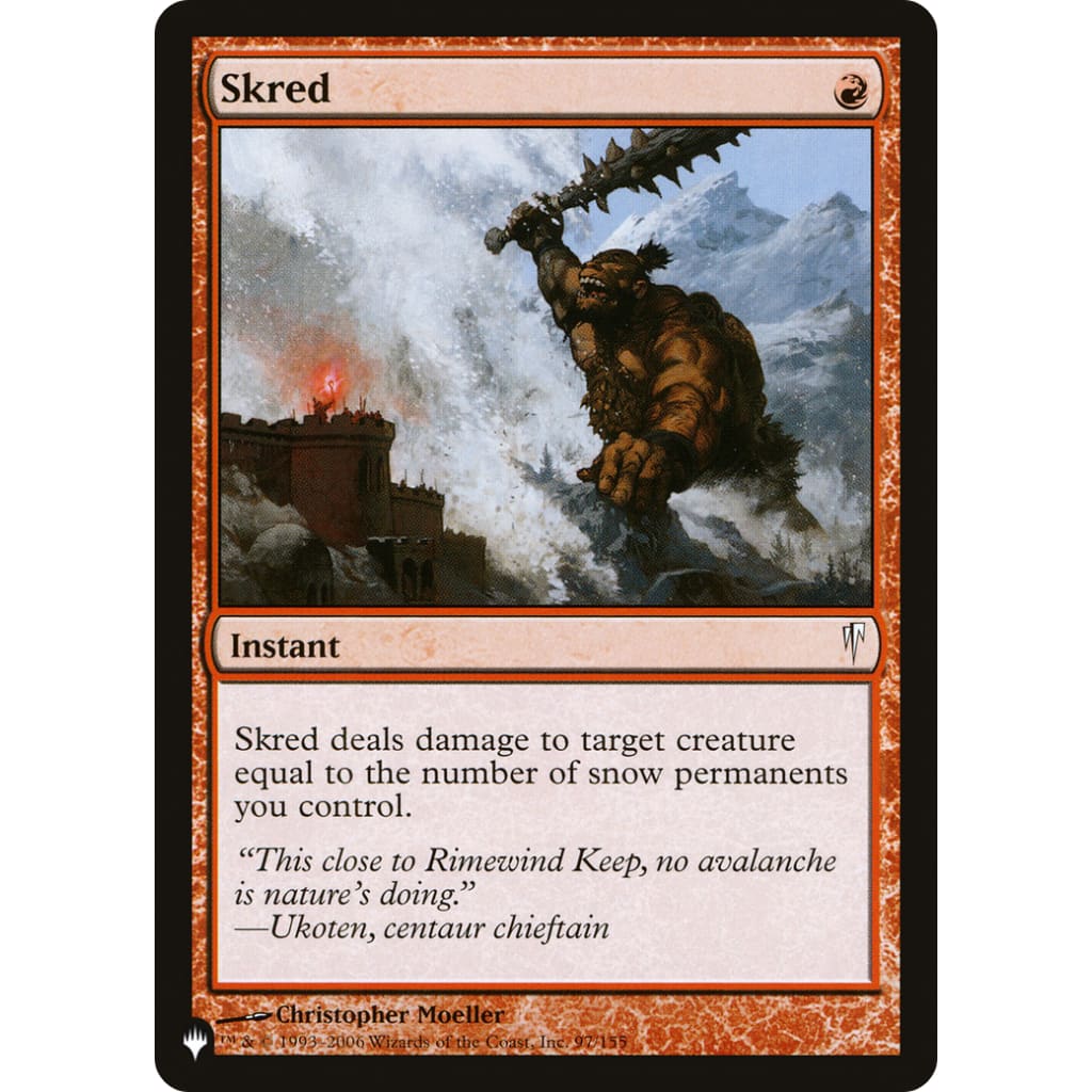 Skred (PLST-CSP-97) - Single