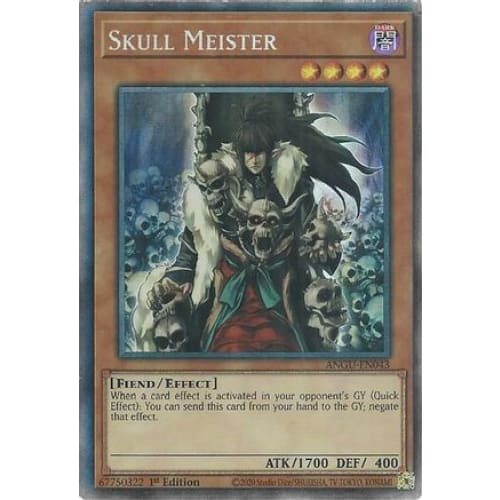 Skull Meister (CR) (ANGU-EN043) Collector’s Rare 1st