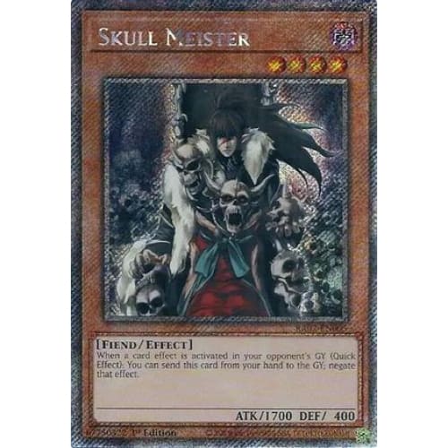 Skull Meister (Platinum Secret Rare) - RA02-EN005 Platinum