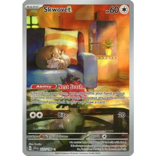 Skwovet - 222/198 (222) Illustration Rare Holofoil - Single