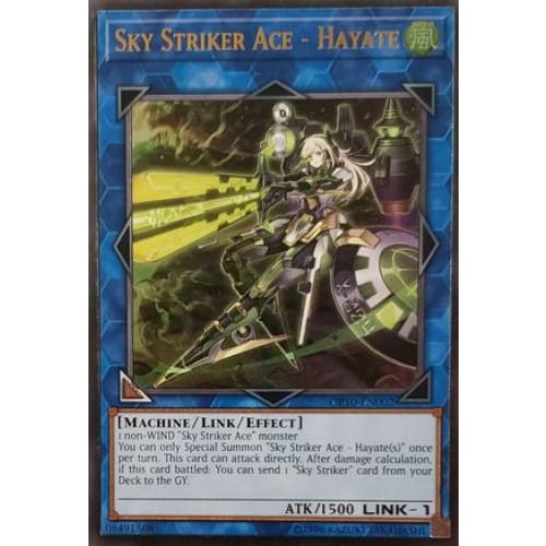 Sky Striker Ace - Hayate (OP10-EN002) Ultimate Rare