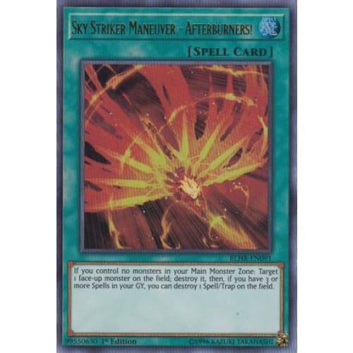 Sky Striker Maneuver - Afterburners! (BLHR-EN091) Ultra