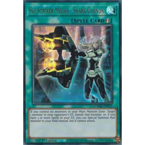 Sky Striker Mecha - Shark Cannon (MAMA-EN011) Ultra Rare