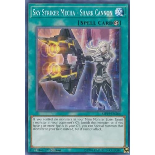 Sky Striker Mecha - Shark Cannon (MP19-EN266) Common