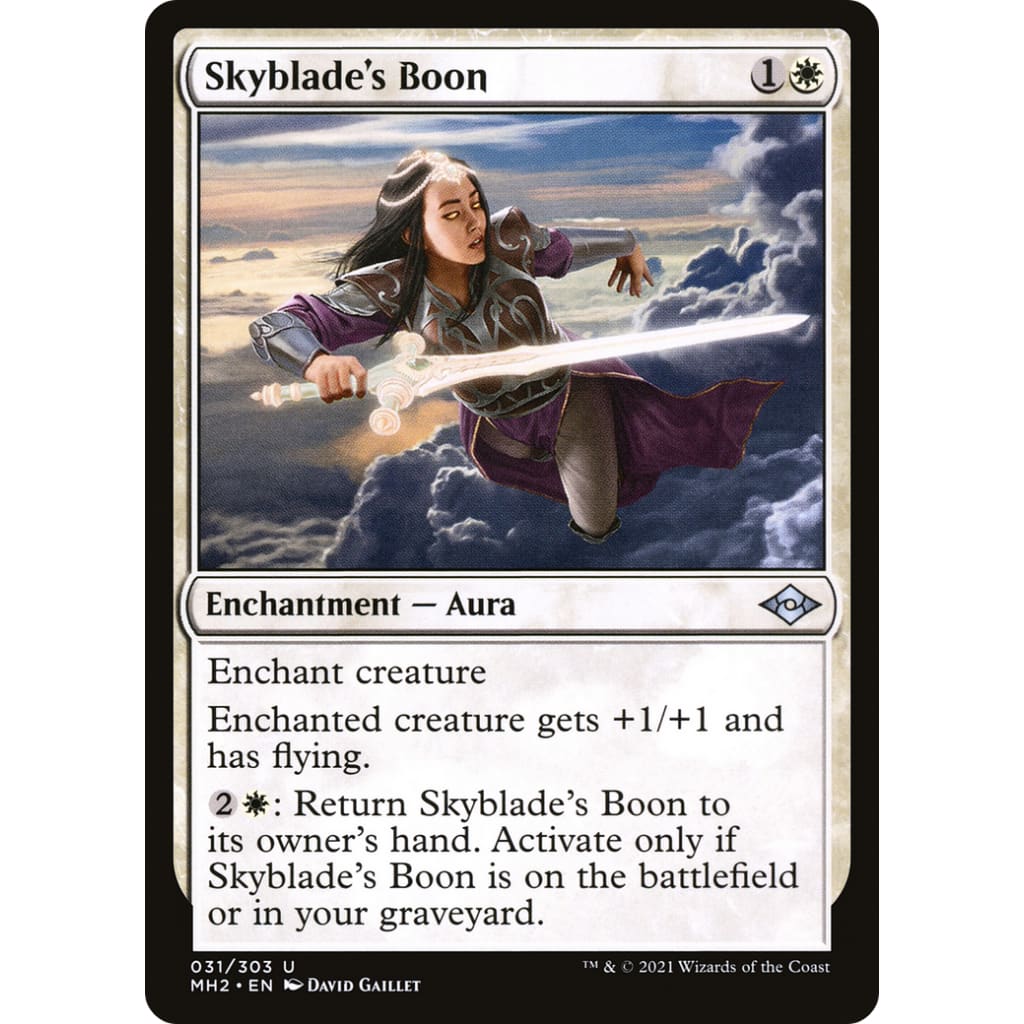 Skyblade’s Boon (MH2-031) Foil - Single