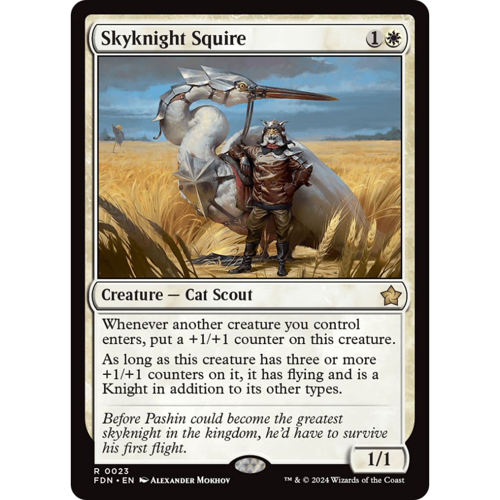 Skyknight Squire (FDN-023) Foil - Single
