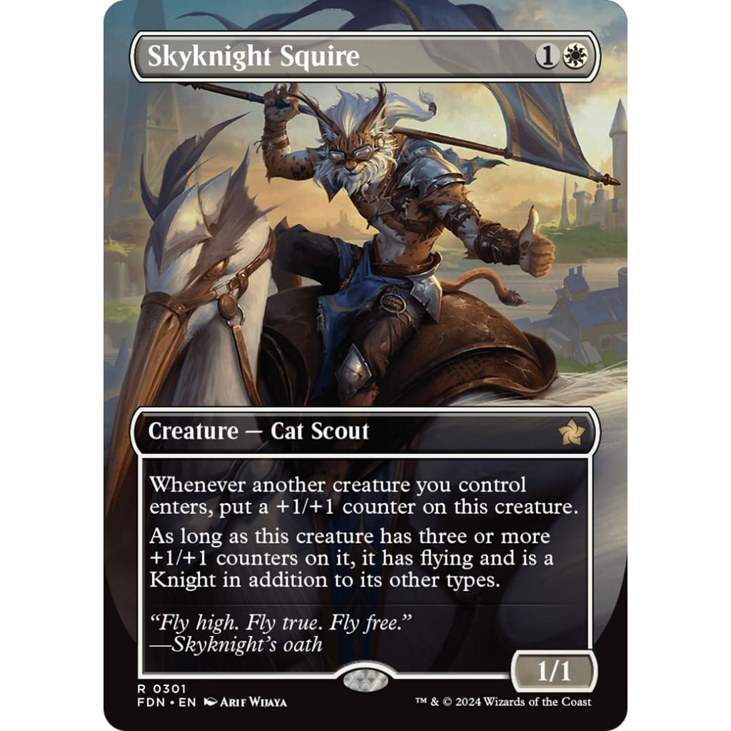 Skyknight Squire (FDN-301) (Borderless) Foil - Single