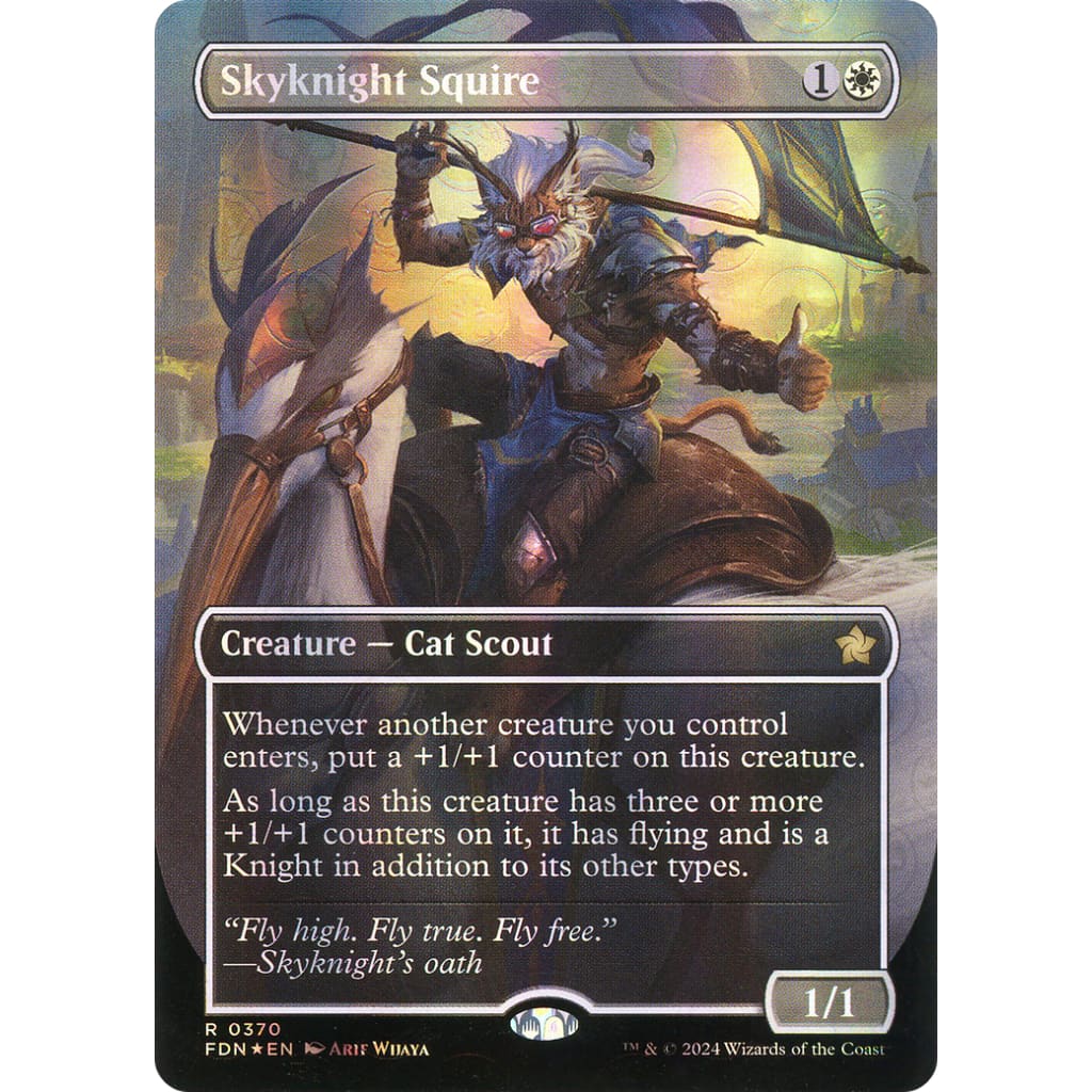 Skyknight Squire (FDN-370) (Borderless) Foil - Single