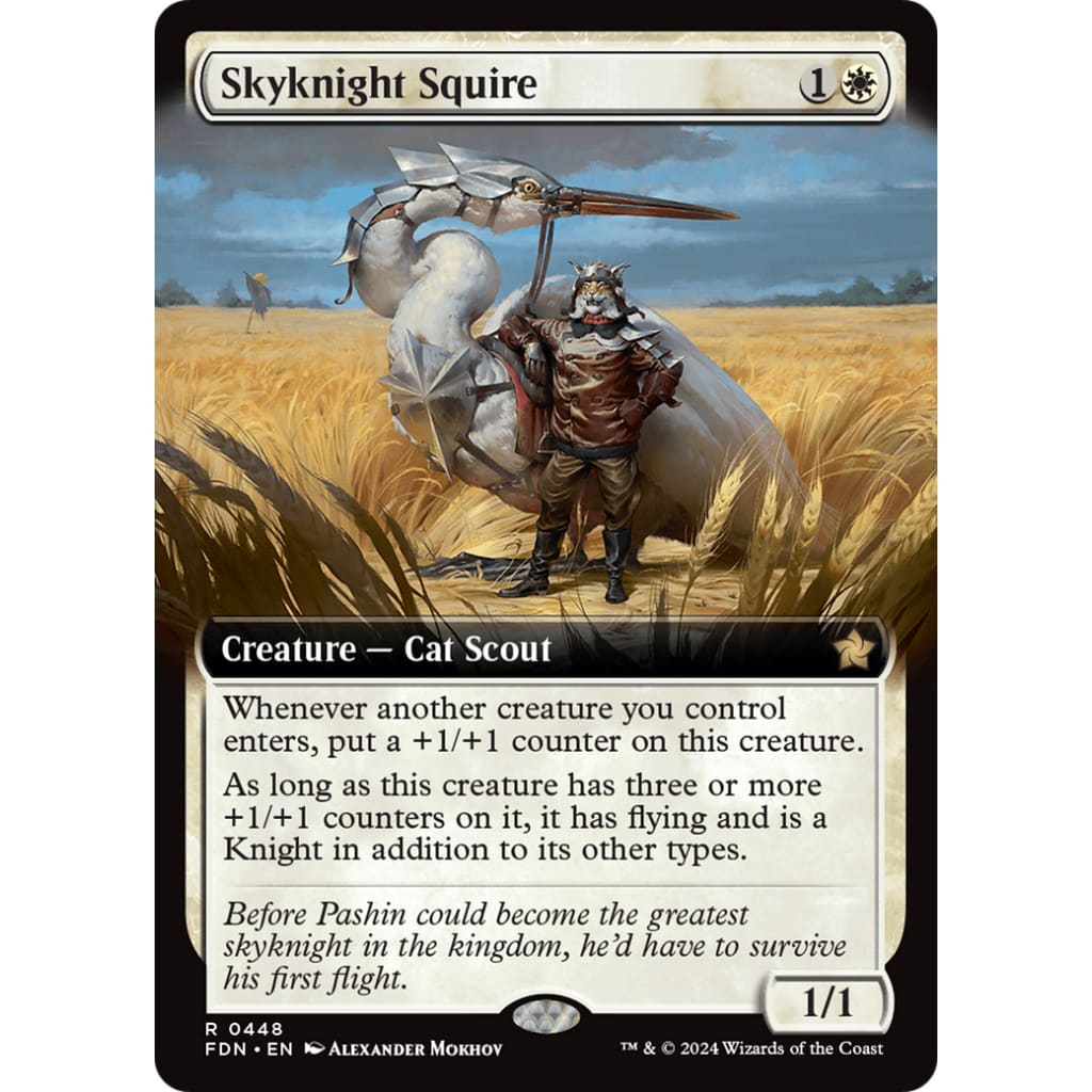 Skyknight Squire (FDN-448): (Extended Art) - Single