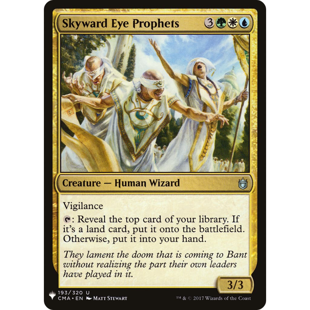 Skyward Eye Prophets (PLST-CMA-193) - Single