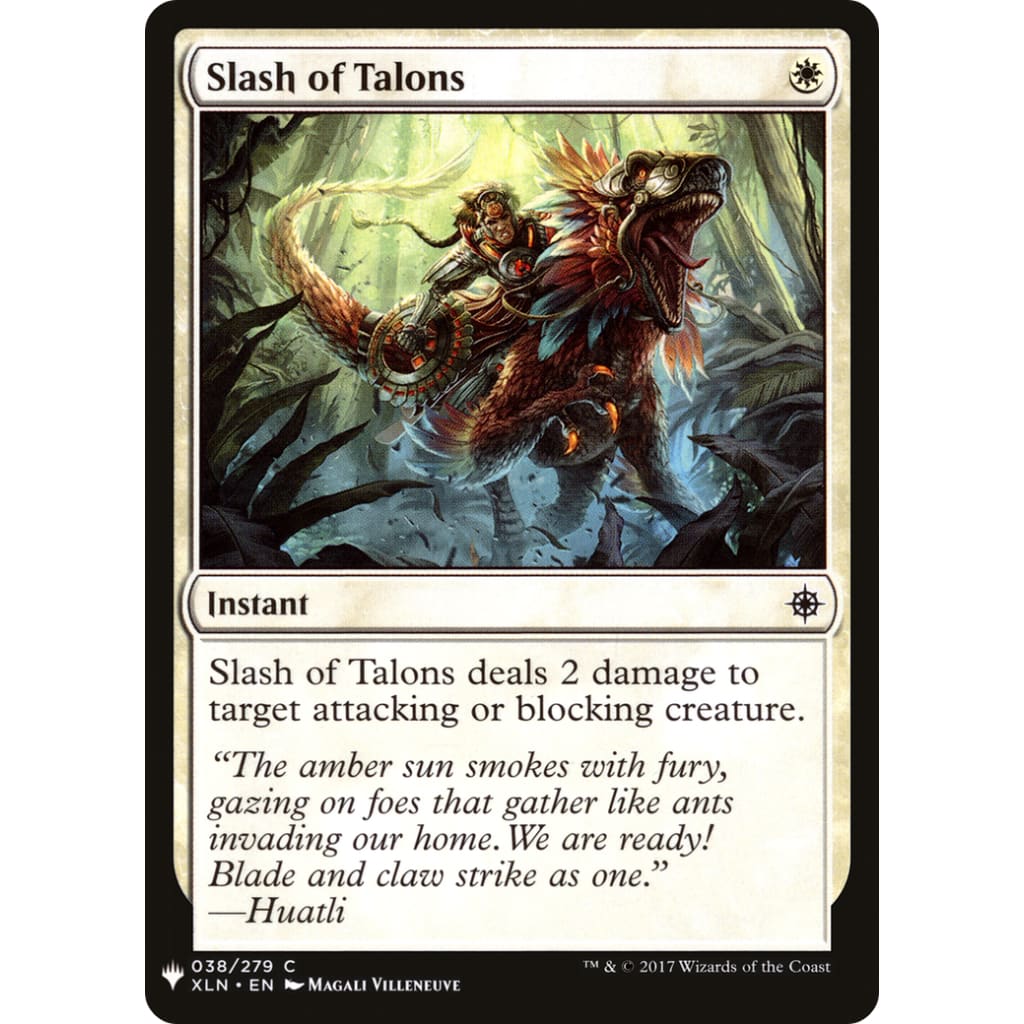 Slash of Talons (PLST-XLN-38) - Single
