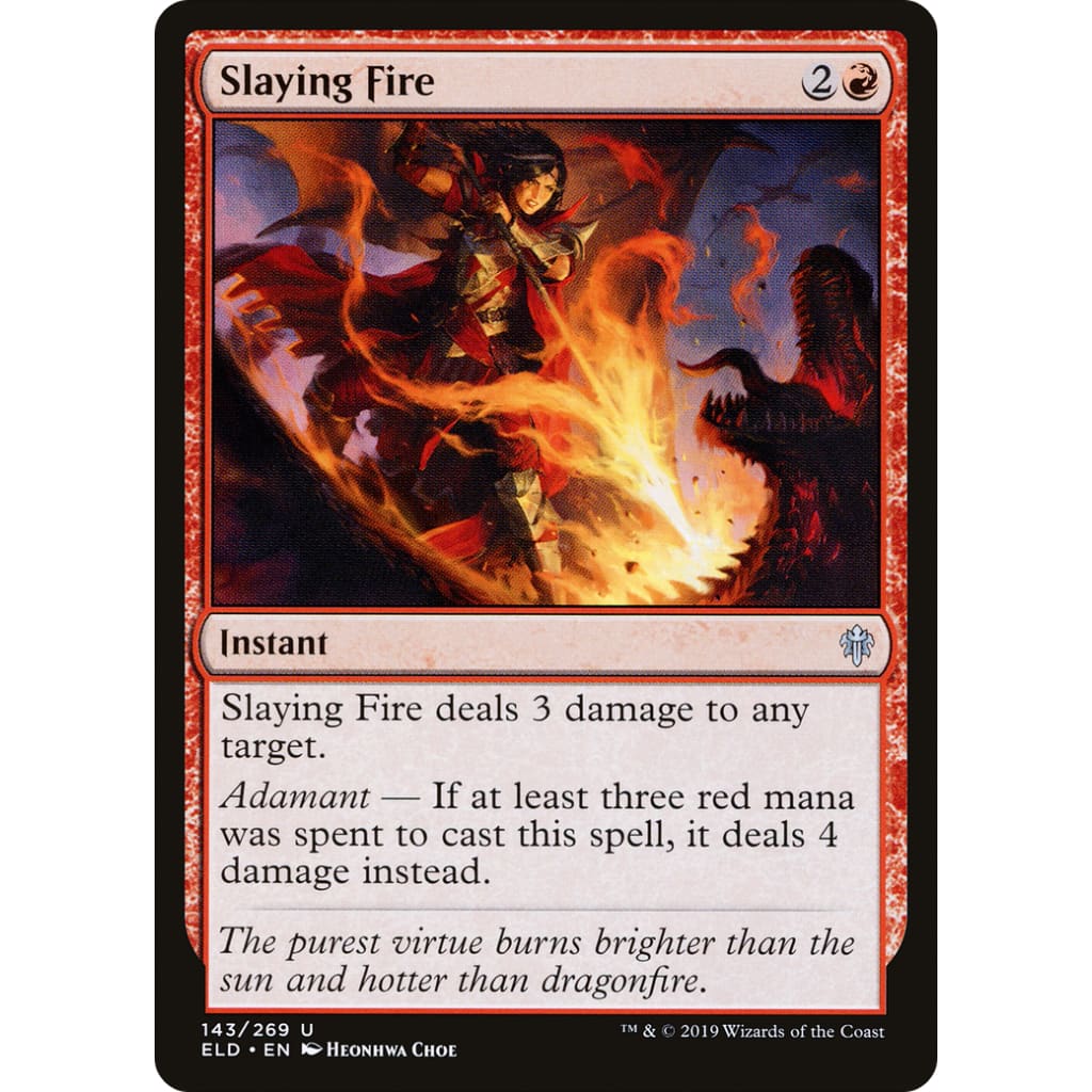 Slaying Fire (ELD-143) - Single