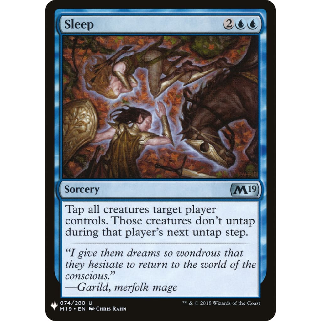 Sleep (PLST-M19-74) - Single