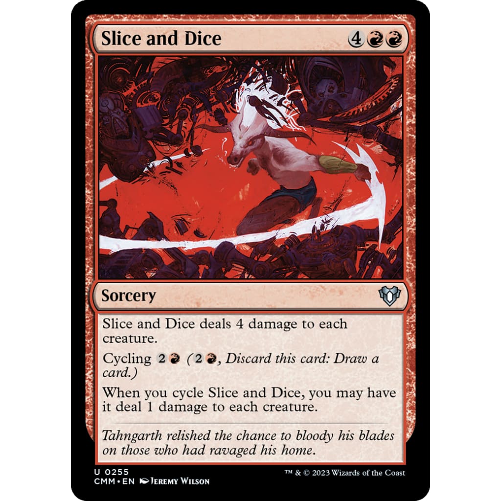 Slice and Dice (CMM-255) Foil - Single