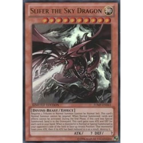 Slifer the Sky Dragon (JUMP-EN061) Ultra Rare Limited