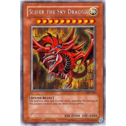 Slifer the Sky Dragon (Secret Rare) (GBI-001) Secret Rare