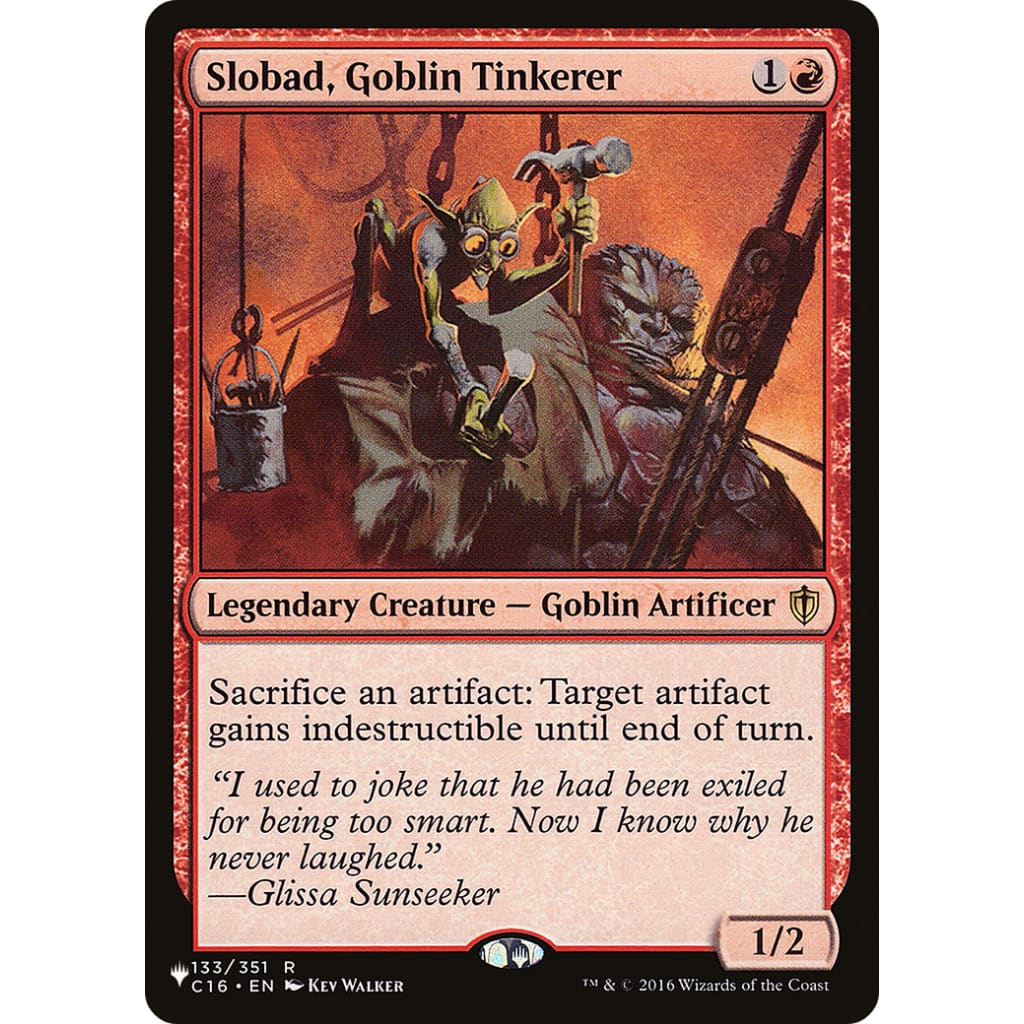 Slobad Goblin Tinkerer (PLST-C16-133) - Single