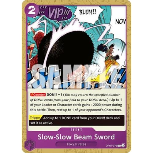 Slow-Slow Beam Sword OP07-076 C 500 Years in the Future