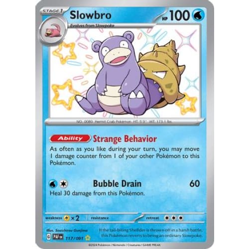 Slowbro (117) Shiny Rare Holofoil - Single