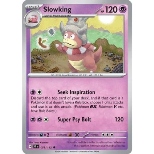 Slowking (58) Uncommon Reverse Holofoil - Single