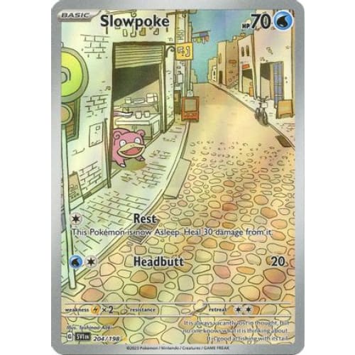 Slowpoke - 204/198 (204) Illustration Rare Holofoil - Single