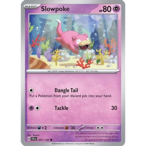 Slowpoke (57) Common Reverse Holofoil - Single