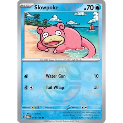 Slowpoke (Master Ball Pattern) (18) Common Holofoil - Single