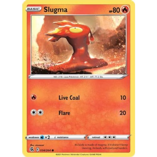 Slugma (034/264) Common Reverse Holofoil - Single