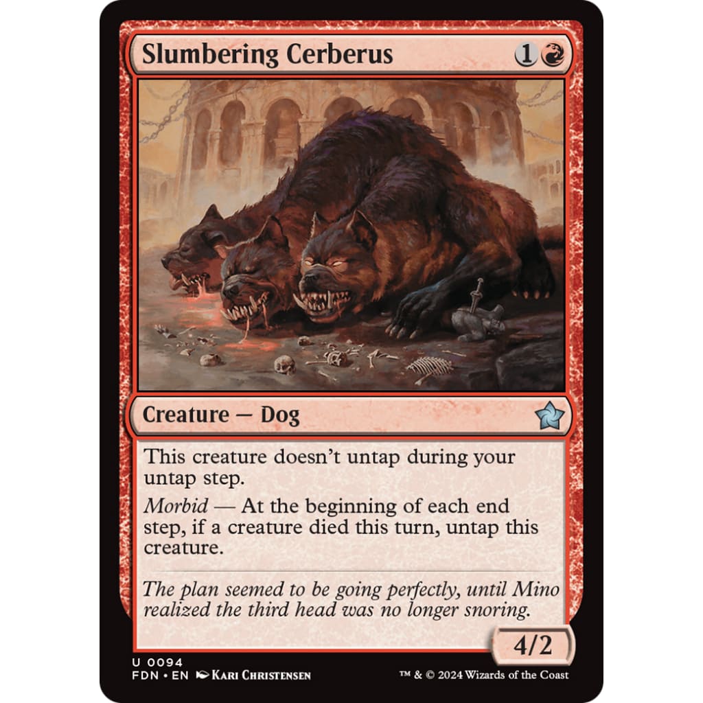 Slumbering Cerberus (FDN-094) - Single