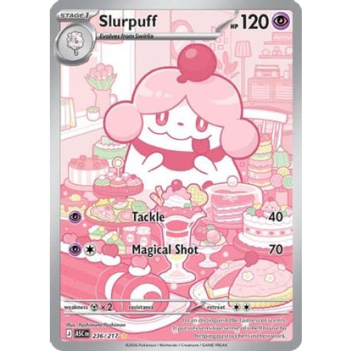Slurpuff - 236/217 (236) Illustration Rare Holofoil - Single