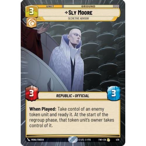 Sly Moore - Secretive Advisor (Hyperspace) (476) Foil