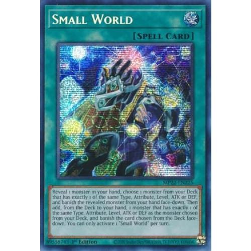 Small World (MP22-EN225) Prismatic Secret Rare 1st Edition