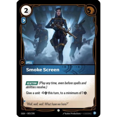 Smoke Screen (093/298) - Origins Foil - Single