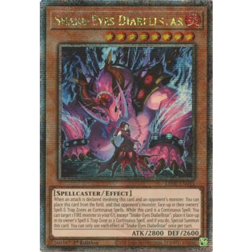 Snake-Eyes Diabellstar (Quarter Century Secret Rare)