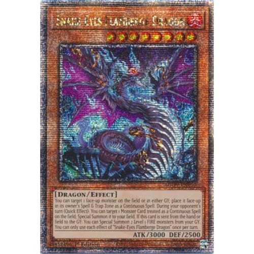 Snake-Eyes Flamberge Dragon (Quarter Century Secret Rare)