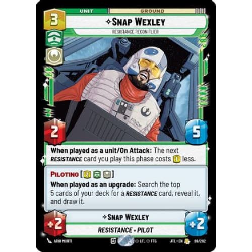 Snap Wexley - Resistance Recon Flier (098/262) - Single