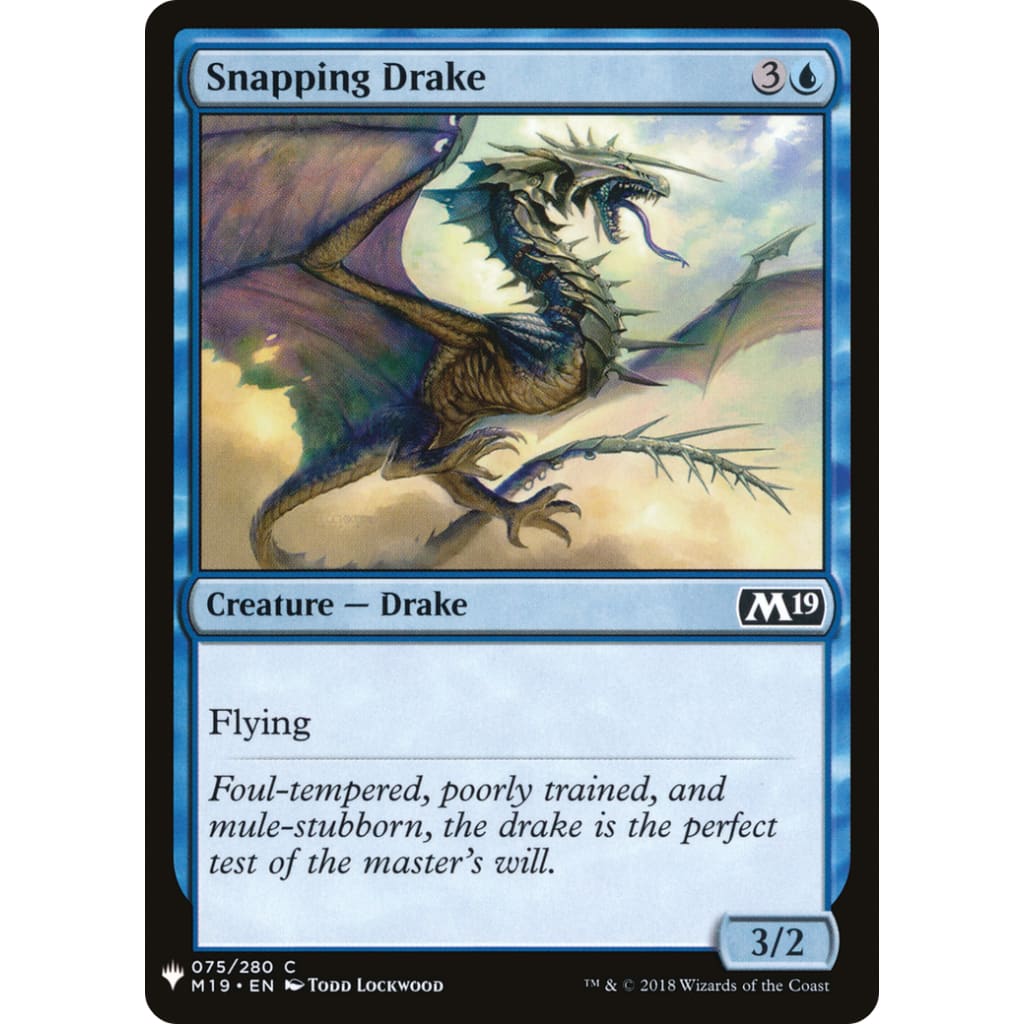 Snapping Drake (PLST-M19-75) - Single