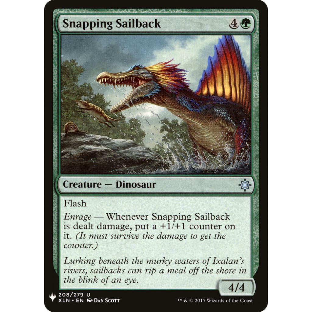 Snapping Sailback (PLST-XLN-208) - Single