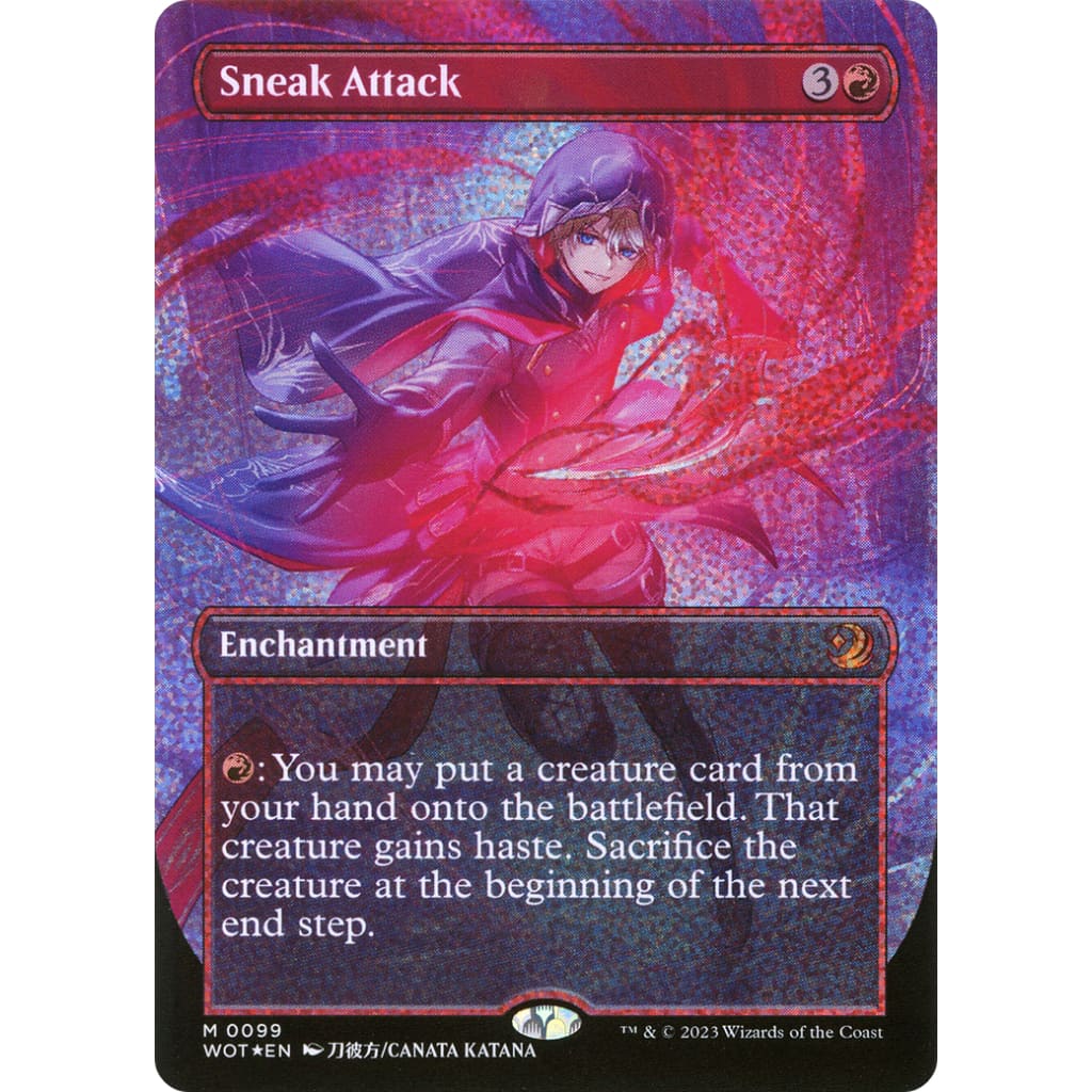 Sneak Attack (WOT-099) (Borderless) Confetti Foil - Single