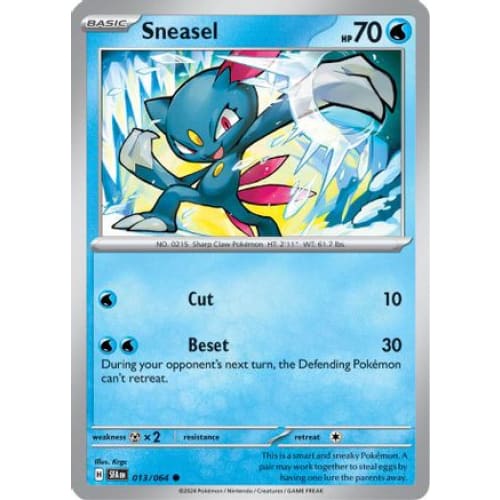 Sneasel (13) Common Reverse Holofoil - Single