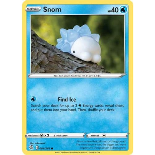 Snom (084/264) Common Reverse Holofoil - Single