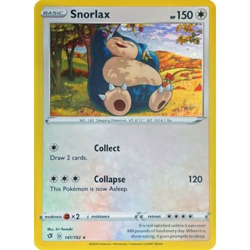 Snorlax - 141/192 (Cosmos Holo) (141) Promo Holofoil