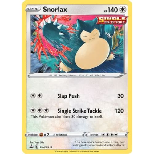 Snorlax (SWSH119) Promo Holofoil - Single