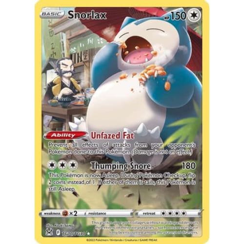 Snorlax (TG10/030) Holo Rare Holofoil - Single
