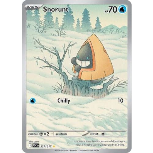 Snorunt - 227/217 (227) Illustration Rare Holofoil - Single