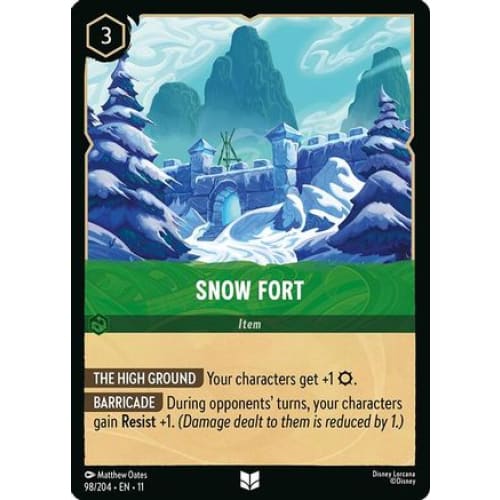 Snow Fort (98/204) - Winterspell Cold Foil - Single